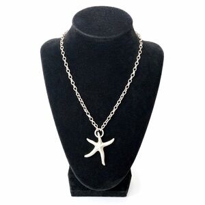 Italian Sterling Silver 925 Starfish Pendant Necklace – Coastal Beach Charm